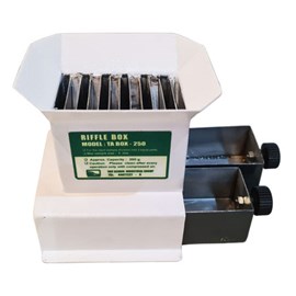 Riffle sample divider