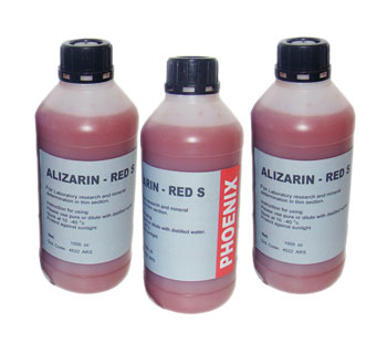 محلول آلیزارین    Alizarin - Red S                              	   