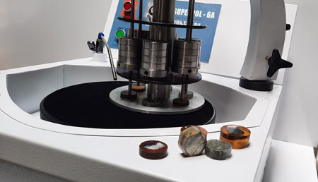 Automatic grinding and polishing machine , metallographic polishing machine , MODEL: SUPERPOL-6A