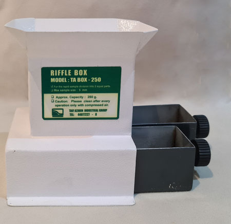   Riffle sample divider , Riffle Sample Splitter 