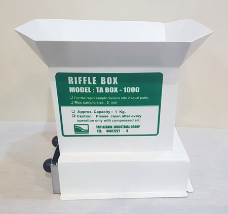 SAMPLE DIVIDER - RIFFLE BOXE  ,  Riffle Sample Splitter