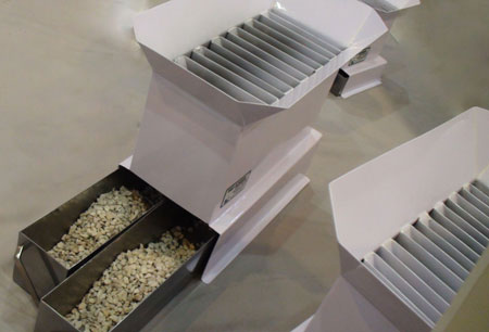 SAMPLE DIVIDER - RIFFLE BOXE  ,  Riffle Sample Splitter