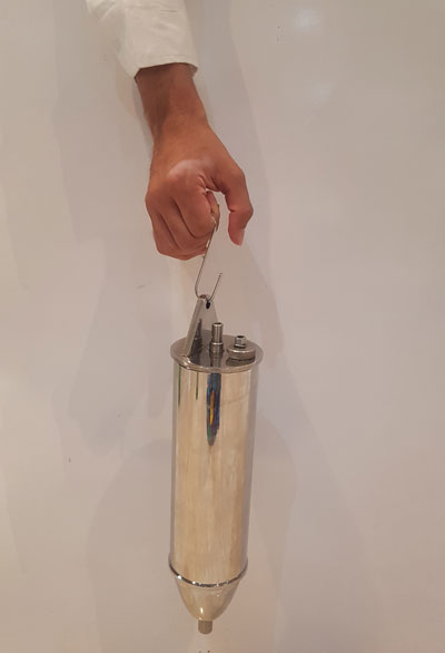 (Dead bottom sampler (Stainless Steel  نمونه بردار مایعات از کف مخازن